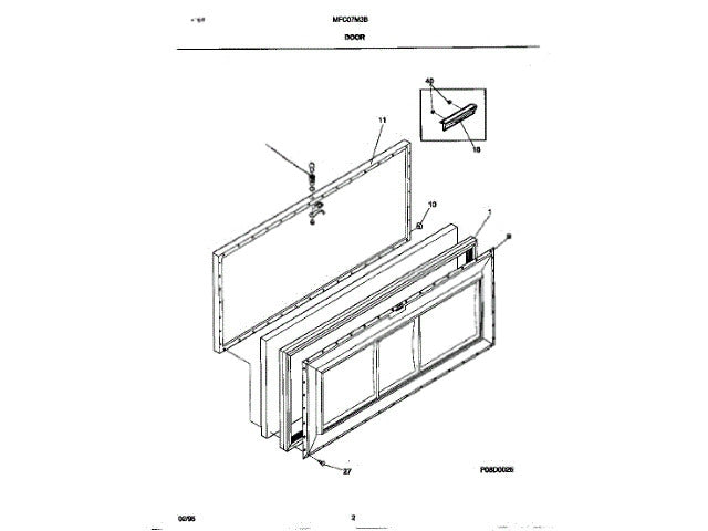 Frigidaire Freezer Panel/fzr Chest 5303925216