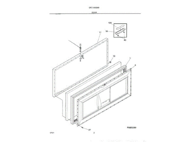 Frigidaire Freezer Panel-Freezer Chest 5303925187