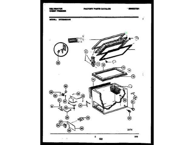Frigidaire Freezer Panel-Freezer Chest 5303925282