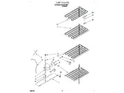 Whirlpool Freezer Evaporator Shelf 4357233