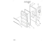 Whirlpool Freezer Interior Door 4390605