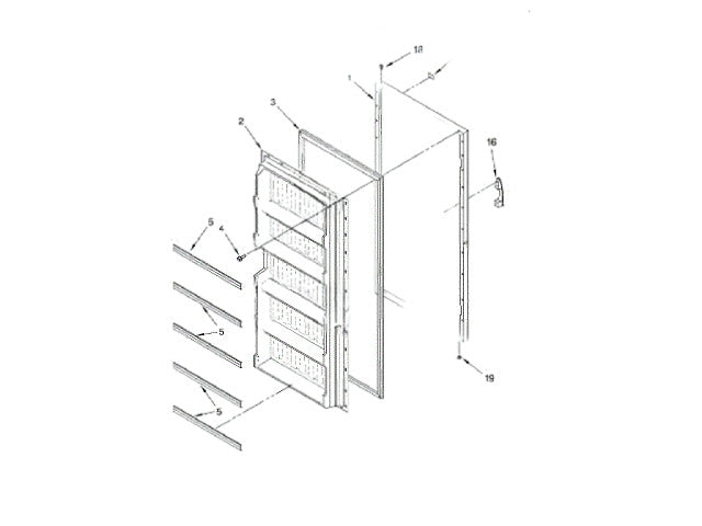 Whirlpool Freezer Interior Panel 4390642