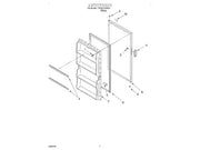 Whirlpool Freezer Interior Door 4390651