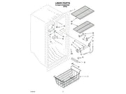 Whirlpool Freezer Seal, Block 4390852