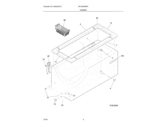 Frigidaire Freezer Energy Guide Label,sears Only 216794603