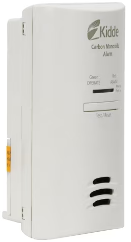 Kidde Carbon Monoxide Alarm - AC Powered (Battery Backup) - Pack of 6