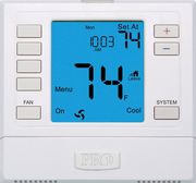 Pro1 T755 Programmable Thermostat (GE: 2H/2C, HP: 3H/2C)