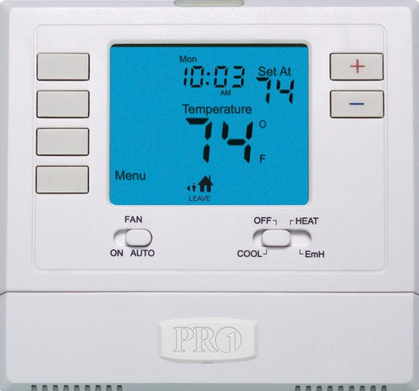 Pro1 T725 Programmable Thermostat (HP: 2H/1C) Pack of 10