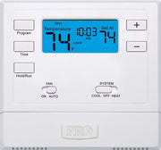 Pro1 T605-2 Thermostat - 1H/1C Conventional, 1H/1C Heat Pump, No Autochangeover, 5/1/1 Programming (10 Pack)