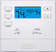 Pro1 T605-2 Programmable Thermostat (GE/HP: 1H/1C)
