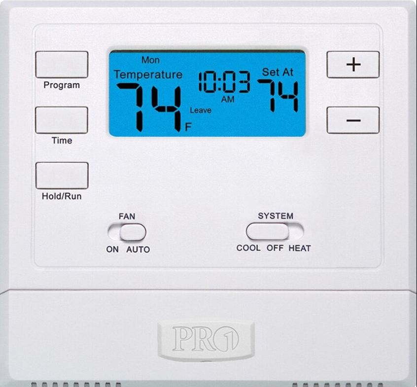 Pro1 T605-2 Programmable Thermostat (GE/HP: 1H/1C)