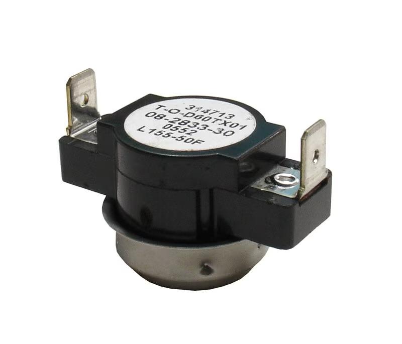 Rheem Limit Switch - Normally Closed, Close at 105F, Open at 155F, Auto Reset, 230VAC - PD425054
