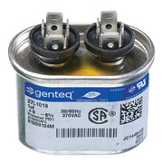 Amrad Single Oval Capacitor - 1 uF, 370 VAC, 1.310 x 2.160 x 1.850 in. - PD439105