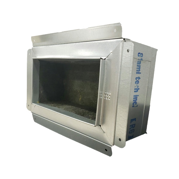 Miami Tech 8" x 4" Flanged Register Box - R6BF0804