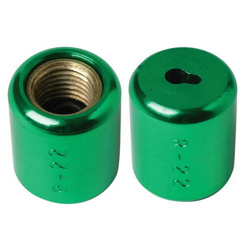 Rectorseal NOVENT R-22 Locking Refrigerant Caps Green (2-pack)