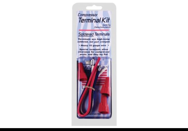 Compressor Lead Set - 10 AWG 1/4 in. Flag Terminals & Twist-On Wire Connectors