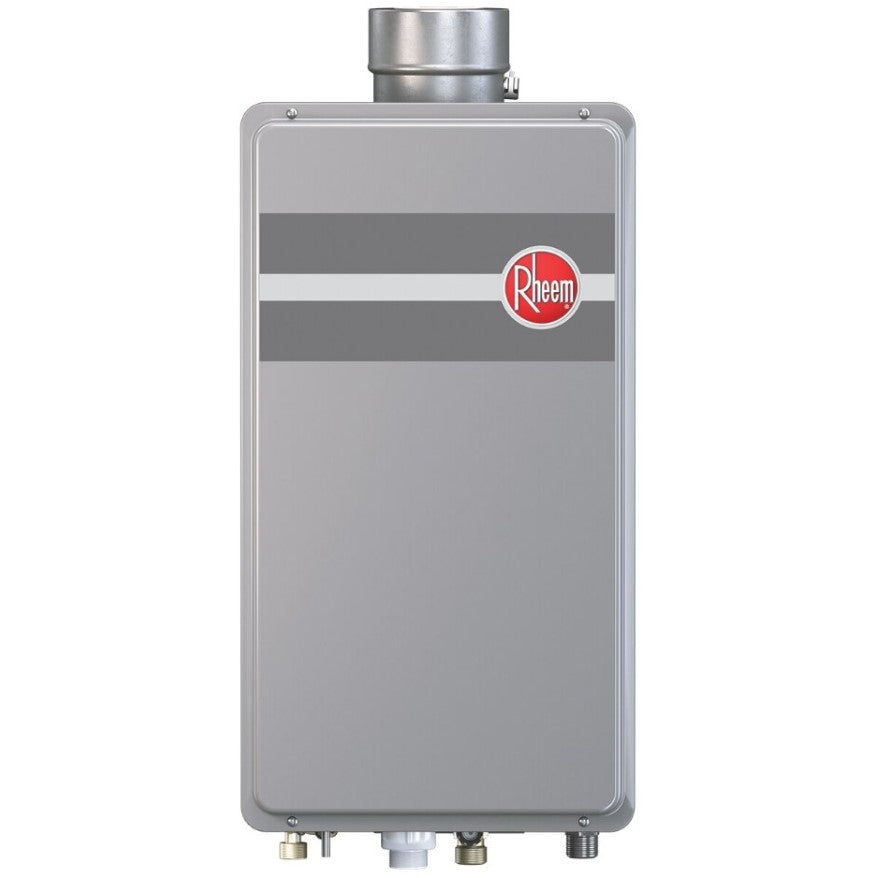 Rheem Mid-Efficiency 8.4 GPM Indoor Tankless Ultra Low-NOx LP Gas Water Heater