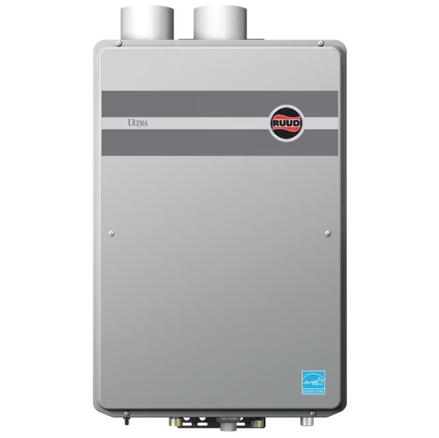 Ruud 9.5 GPM High Efficiency Indoor Direct Vent Liquid Propane Gas Tankless Water Heater