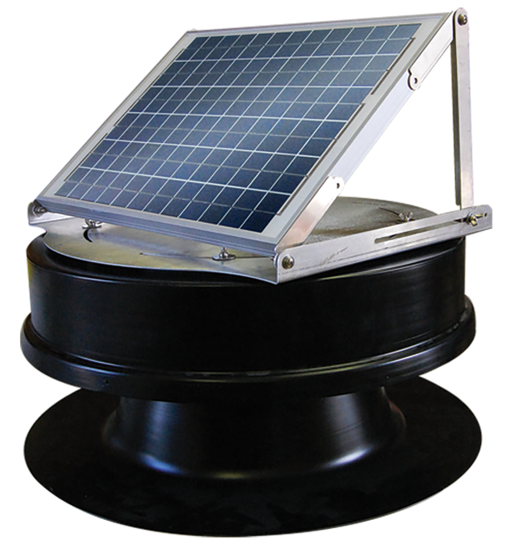 Solaro Aire Solar Powered Attic Fan - Tilt Series (Low Profile) 37 Watts