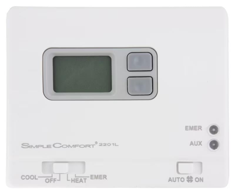 Rheem ICM Non-Programmable Thermostat (HP: 2H/1C) (6 Pack) - SC2201L