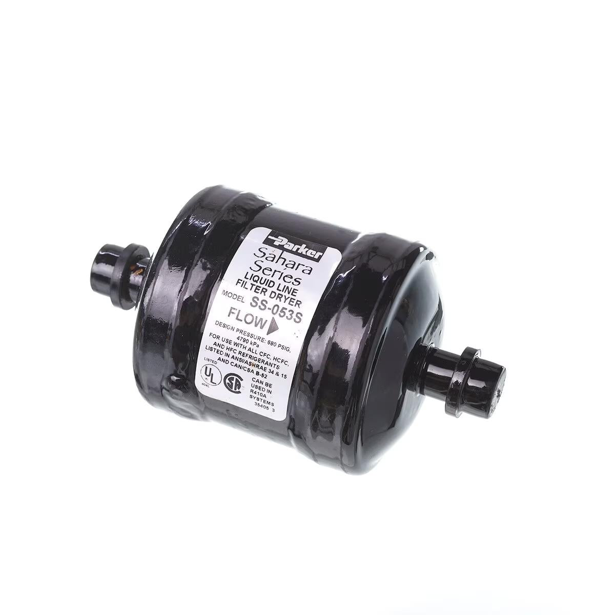 Sporlan Uni-directional Liquid Line Filter Drier - 4.6 Tons, Sweat ODF, 2-3/8 x 4-3/8 in. - SS-053S