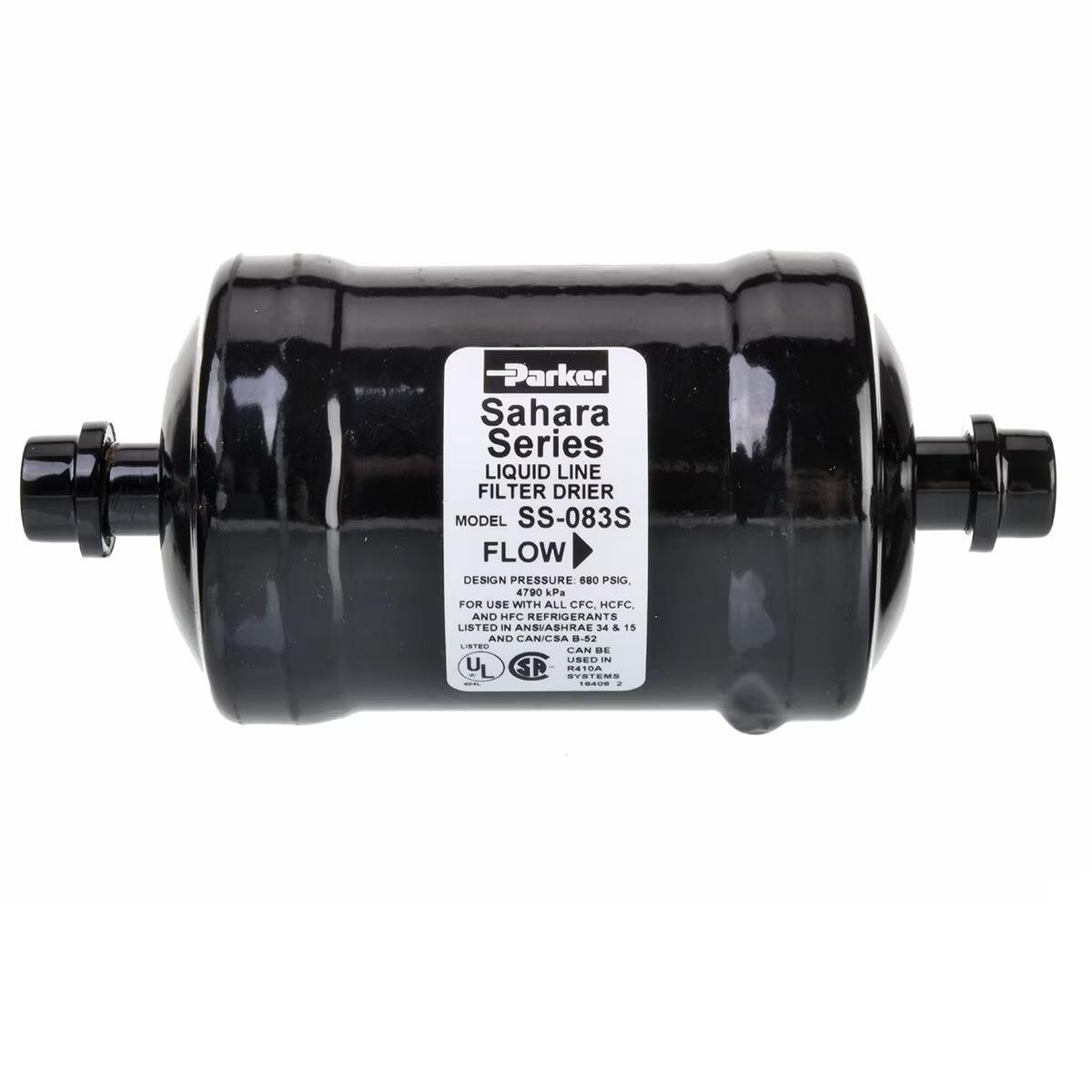Rheem Uni-directional Liquid Line Filter Drier - 4.9 Tons, Sweat ODF, 2-3/8 x 5-1/2 in. - SS-083S