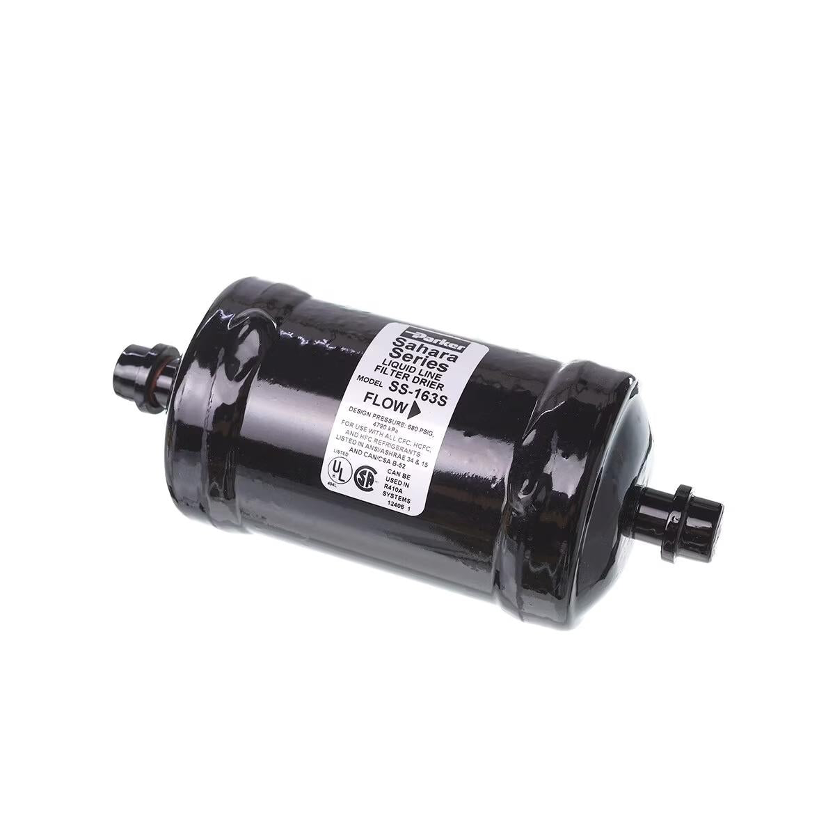 Sporlan Uni-directional Liquid Line Filter Drier - 5.8 Tons, Sweat ODF, 3 x 5-7/8 in. - SS-163S