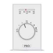 Mechanical Non-Programmable Thermostat - Heat Only - 2-Wire Electric Heat