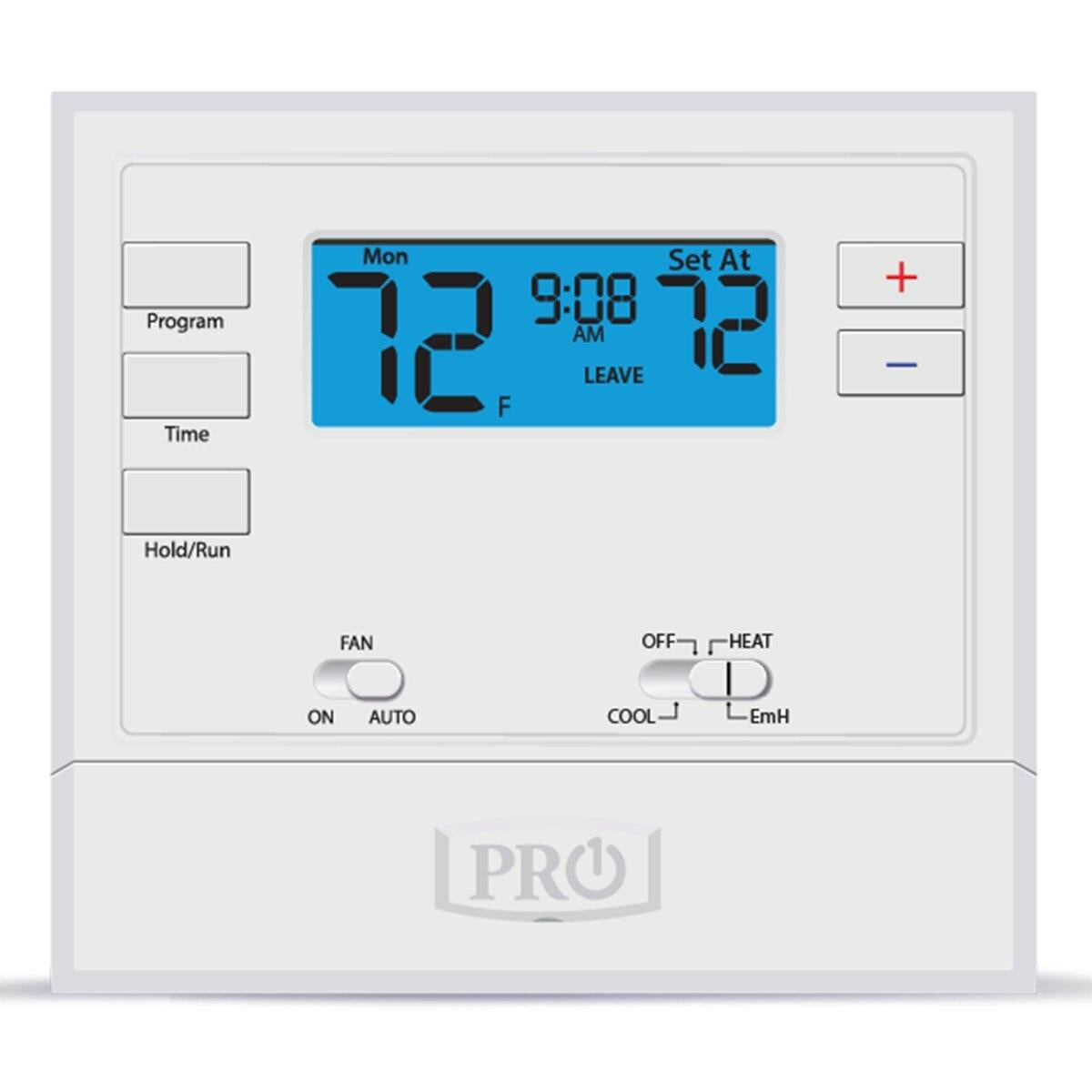 Pro1 T625-2 Programmable Thermostat (HP: 2H/1C) (10 Pack) - T625-2
