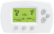 Honeywell Thermostat - 1H/1C Conventional, 1H/1C Heat Pump, Autochangeover, 5/2, 5/1/1 Programming - TH6110D1005