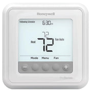 Honeywell Thermostat - 2H/2C Conventional, 2H/1C Heat Pump, Autochangeover, 7, 5/2, 5/1/1 Programming - TH6220U2000