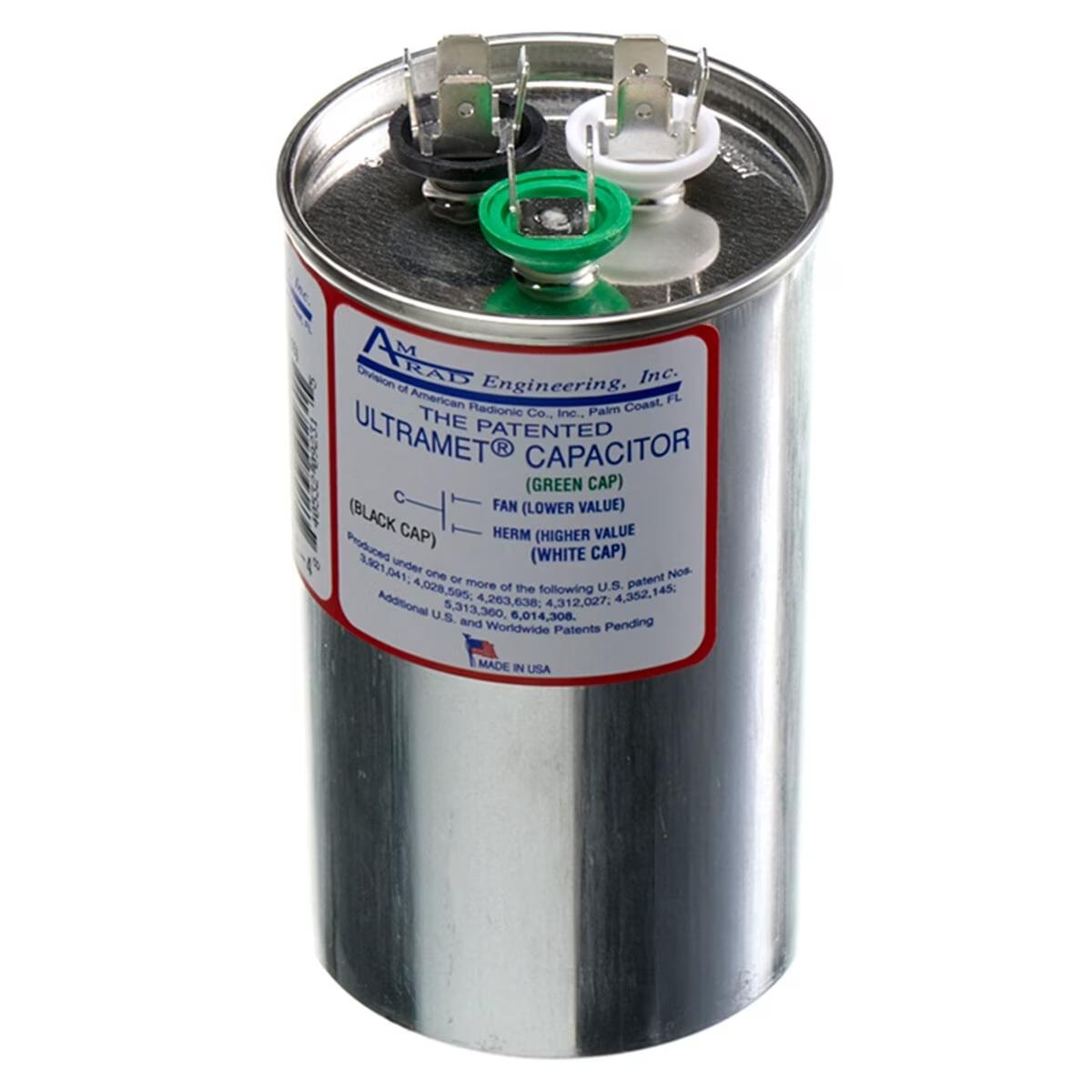 Amrad Capacitor (AmRad) - 60/5/440 Dual Round - USA2220B
