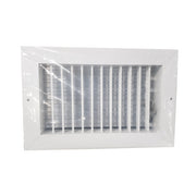 Single Deflection Side Wall Supply Register Grille 8" x 6"
