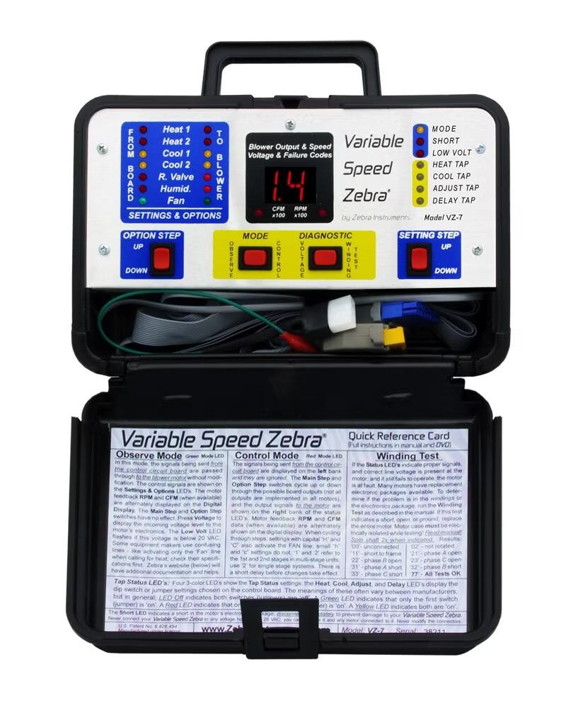 Rheem Variable Speed Zebra - ECM Motor Tester - VZ-7