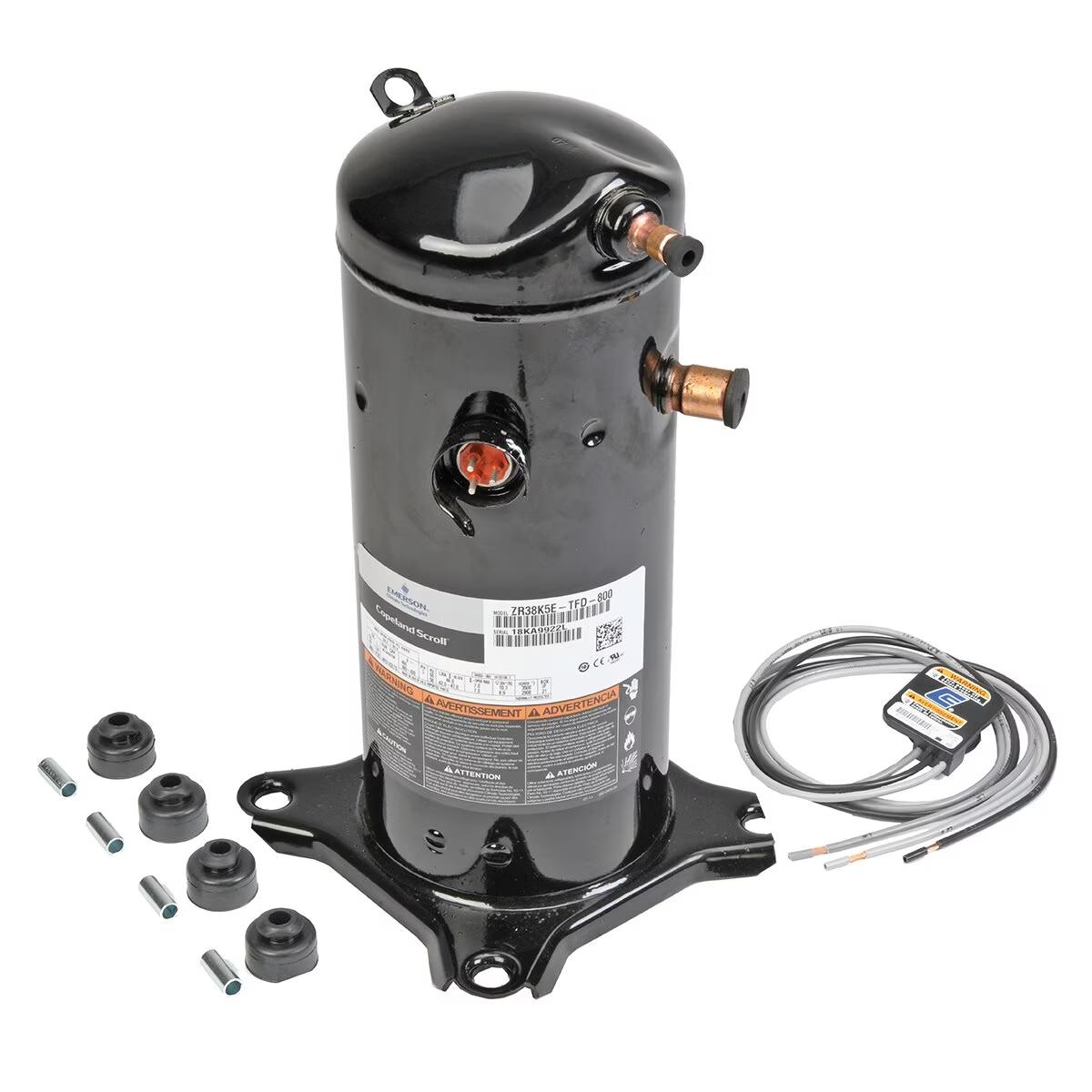 Copeland Scroll Compressor - 32600 BTU/HR, 460V, 3-Phase - ZR32K5E-TFD-800