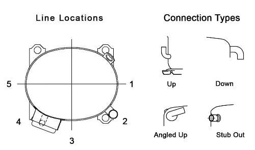 Copeland Scroll Compressor - 73500 BTU/HR, 460V, 3-Phase - ZR72KCE-TFD-930